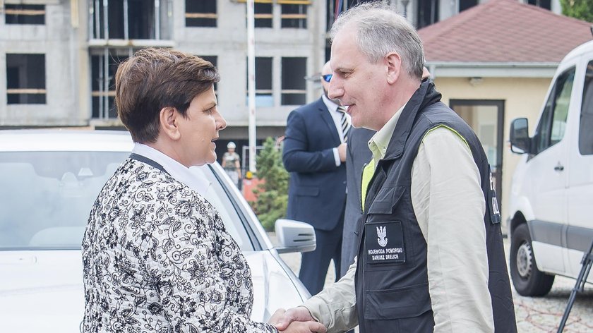 Premier Szydło po nawałnicach. Na to pytanie nie chciała odpowiedzieć