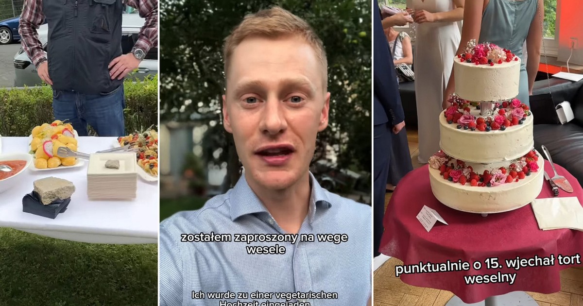 Pojechał na niemieckie wesele. "Kazali przynieść jedzenie". Ludzie komentują