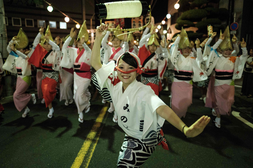 Taniec bon-odori w Japonii