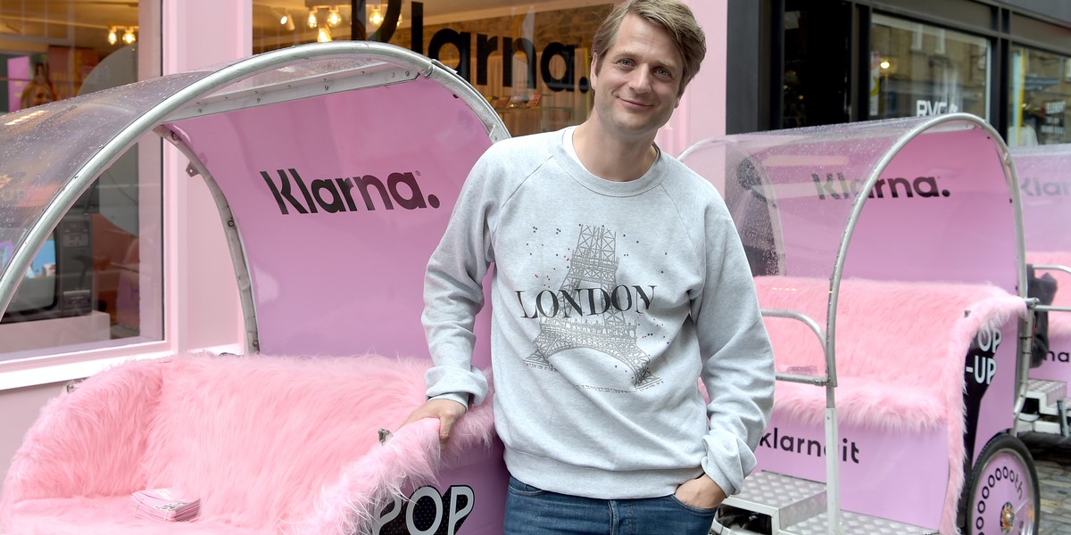 Klarna ma pozyskać kolejną rundę finansowania, która wyceni fintech na 40 mld dol. Na zdjęciu założyciel firmy Sebastian Siemiątkowski. 