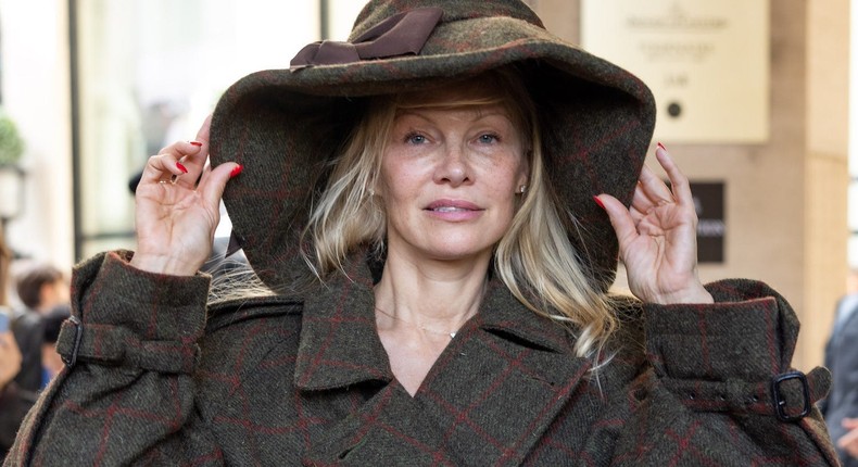 Pamela Anderson attends Paris Fashion Week on September 30, 2023.Arnold Jerocki/Getty Image