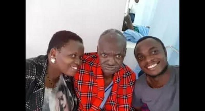 Late Eutychus Elvis Mwaura (Centre) daughter and son. Relief for family after father’s detained corpse is released for burial