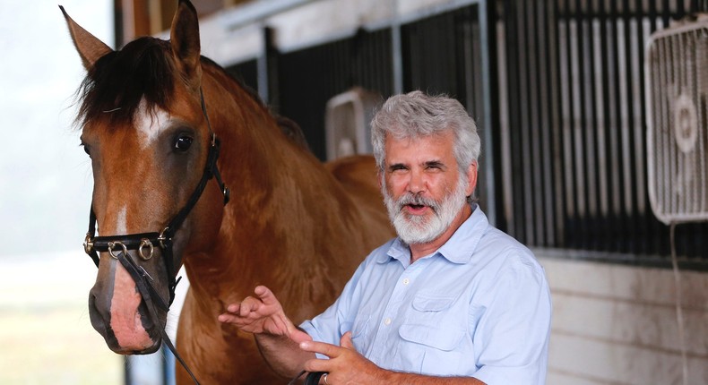 Dr. Robert Malone on his horse farm in Virginia in July 2020.