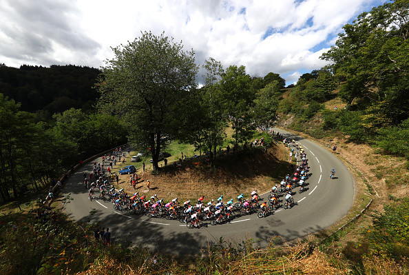 11 września 2020: 13. etap Tour de France - Col de Ceyssat, Cantal, Francja