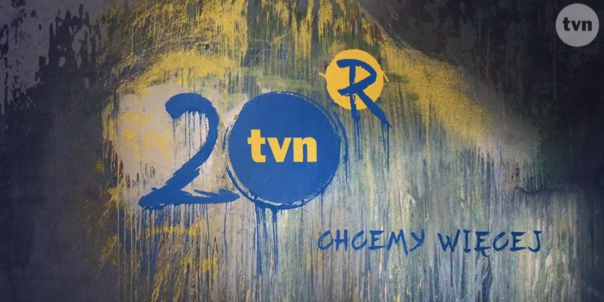 TVN w tym roku ocbodzi 20 lat istnienia