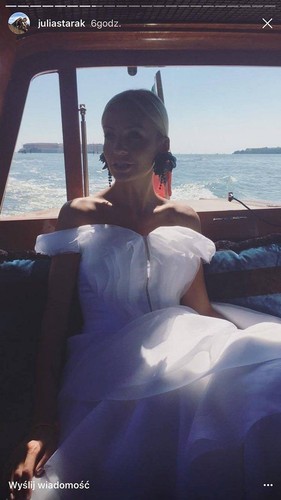 ślub Agnieszki Szulim i Piotra Woźniaka-Staraka / zdjęcia z profilu Julii Starak