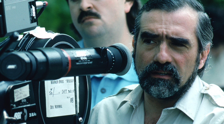 Martin Scorsese filmrendező a Nagymenők című filmjének forgatásán