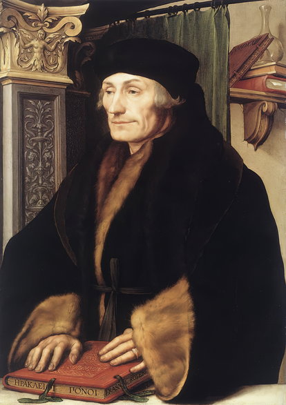 Erazm z Rotterdamu na obrazie Hansa Holbeina młodszego