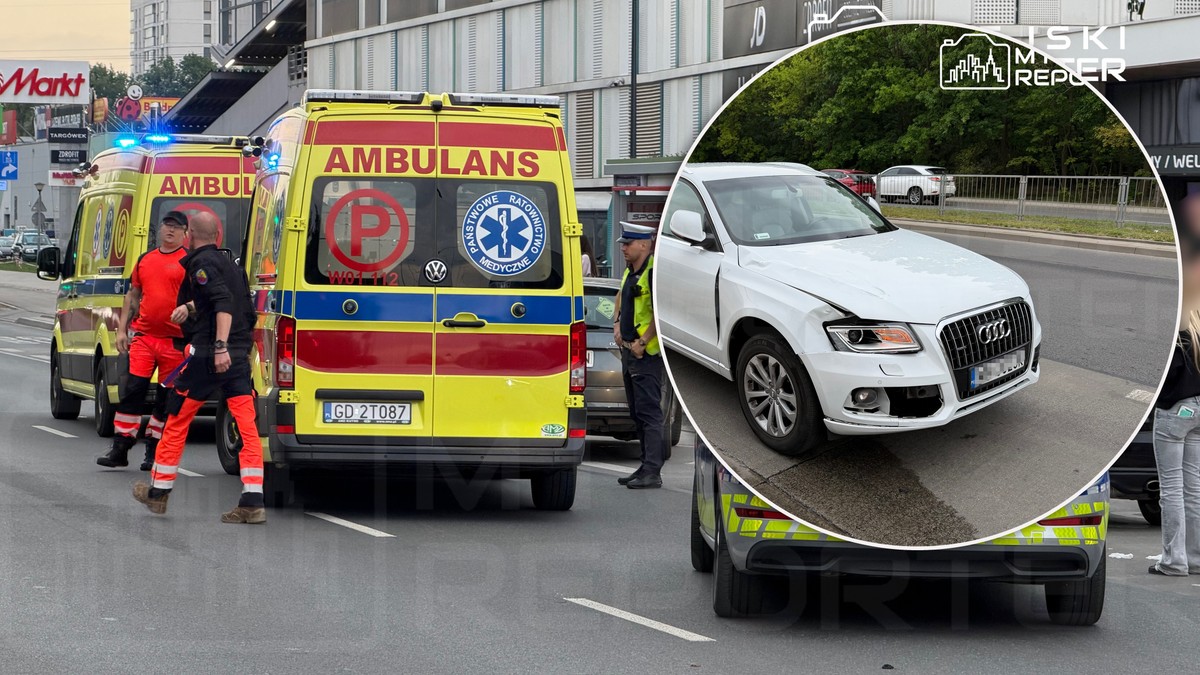 Wypadek przy centrum handlowym w Warszawie. 15-latka reanimowana. Walczy o życie