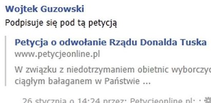 Syn posłanki PO przeciw rządowi Tuska