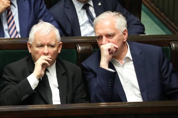 Jarosław Kaczyński i Jarosław Gowin