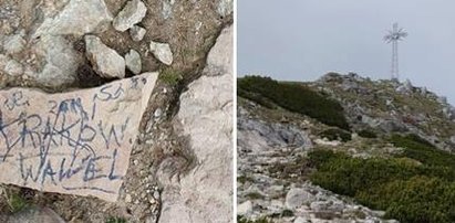 Skandaliczne zachowanie uczestników wycieczki. Oszpecili szlak na Giewont