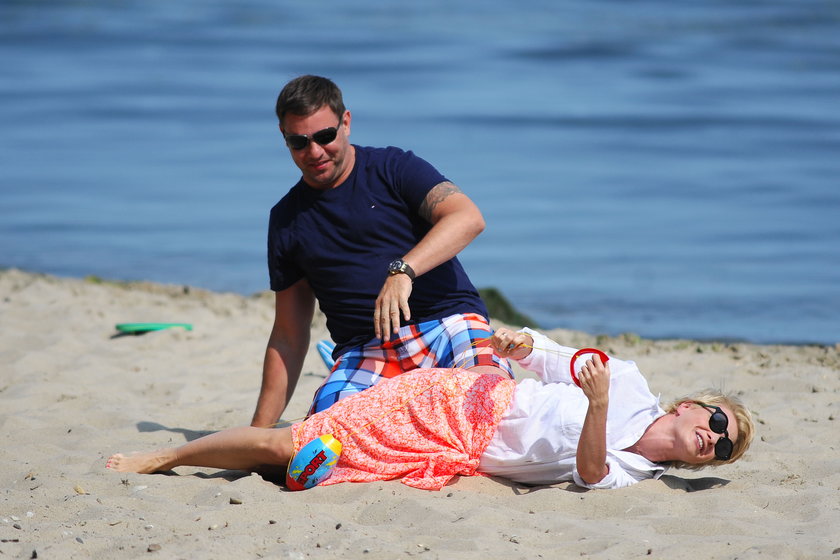 Tomasz Karolak i Małgorzata Kożuchowska 