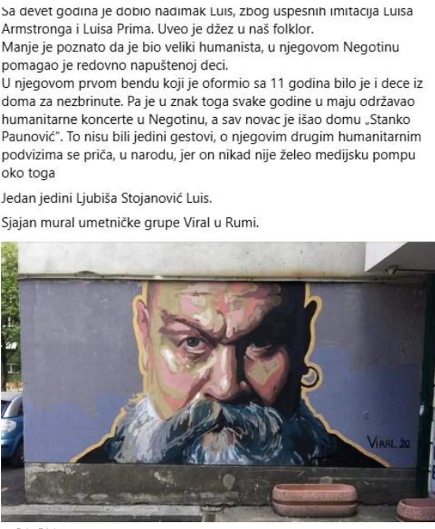 Mural pevača Luisa