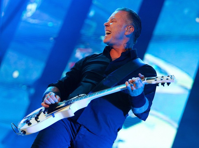 James Hetfield podczas koncertu w Hamburgu – 4 czerwca 2014