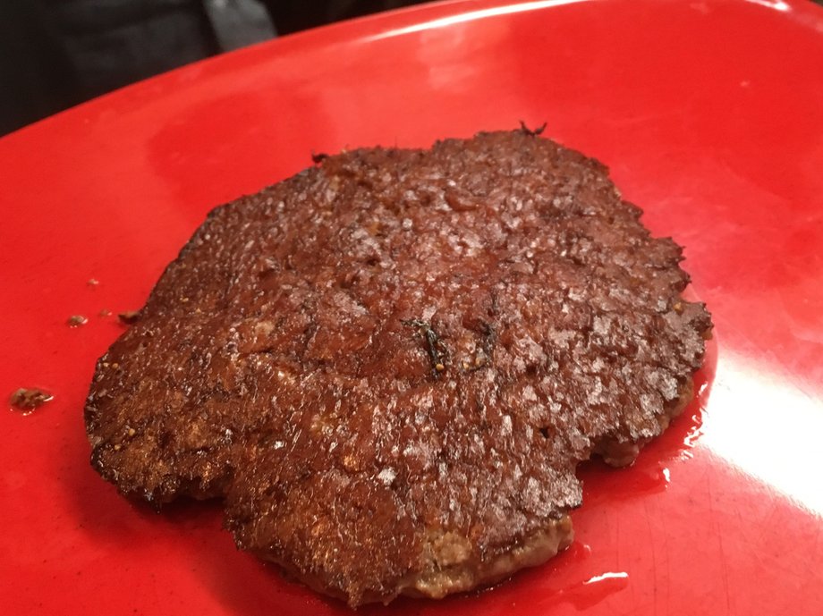 After about 2 minutes 45 seconds, the burger is ready. The smashing allows for a speedier process that lets the chain make burgers fresh and at a faster pace than much of the competition.