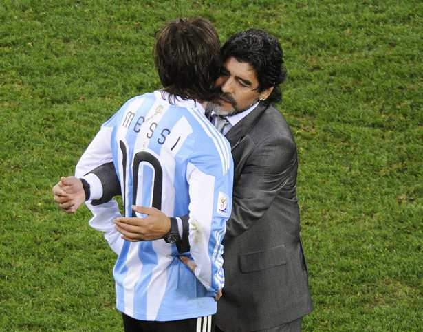 Diego Maradona i Lionel Messi