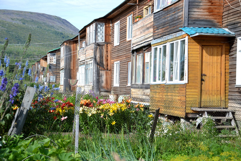 Stare tradycyjne domy drewniane, Kamczatka
