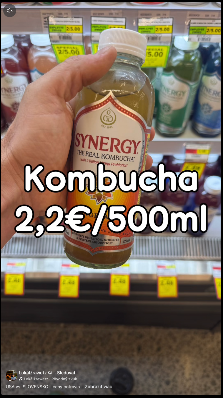 Bloger porovnal ceny v potravinách v USA a na Slovensku. 