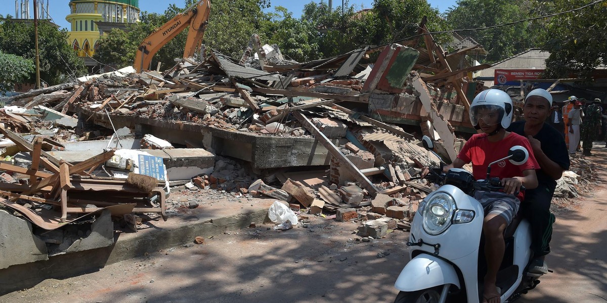 Kolejne trzęsienia ziemi na na wyspie Lombok