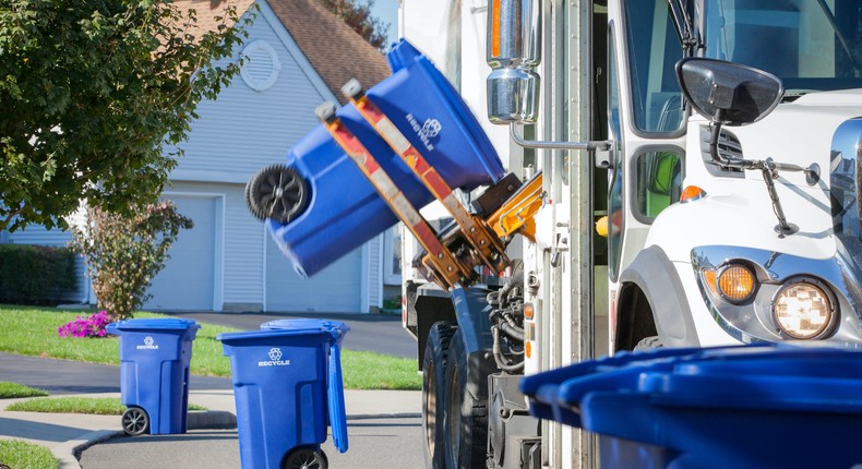 Recycling standards vary widely across the US, which can make it confusing to know what your city will pick up and what you need to drop off yourself.ryasick/Getty Images