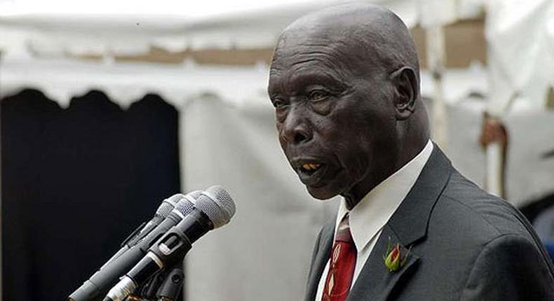 Former President Daniel arap Moi. 