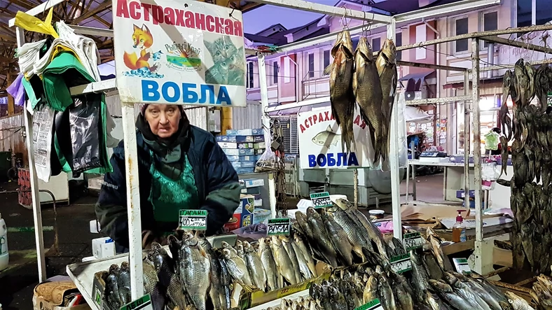 Bazar Privoz w Odessie