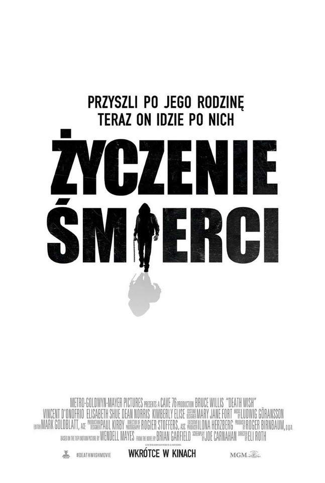 "Życzenie śmierci" - plakat