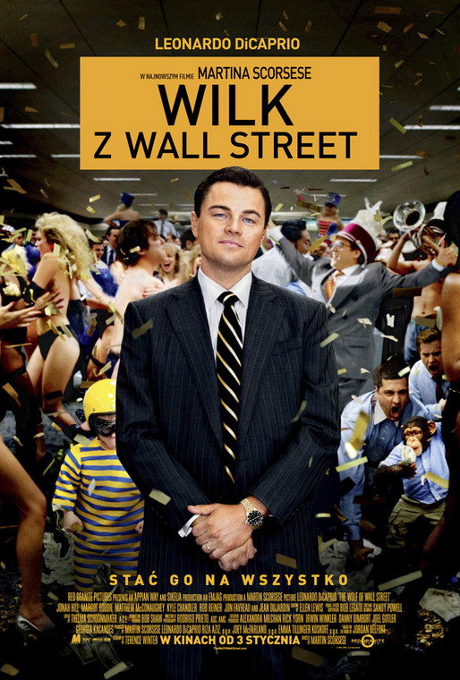 Plakat filmu "Wilk z Wall Street"