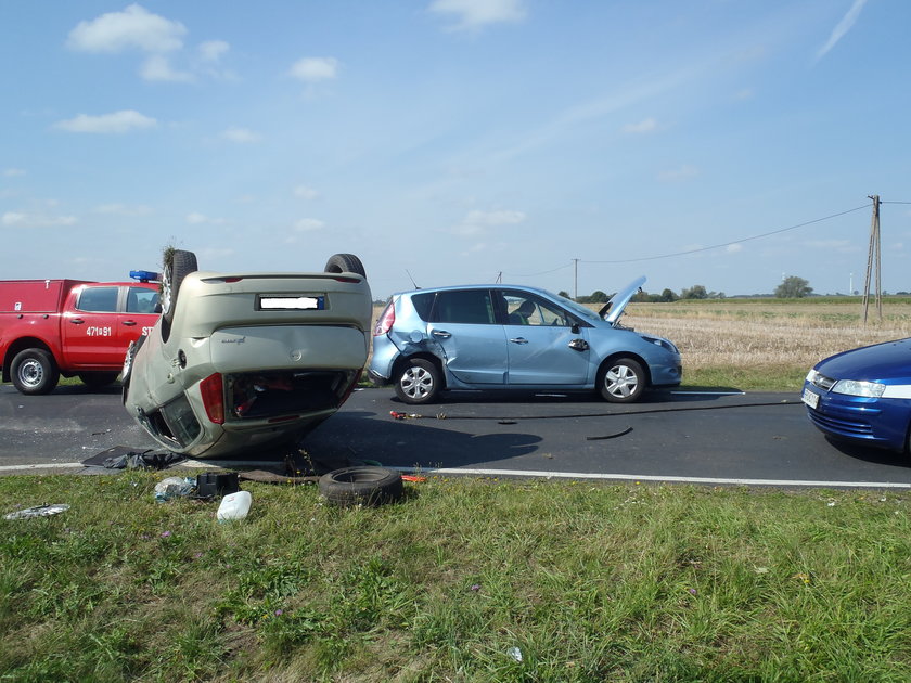 Ranni więźniowie po wypadku pod Kłodawą!