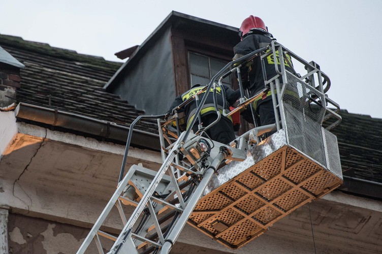 Zerwane dachy we Wrocławiu