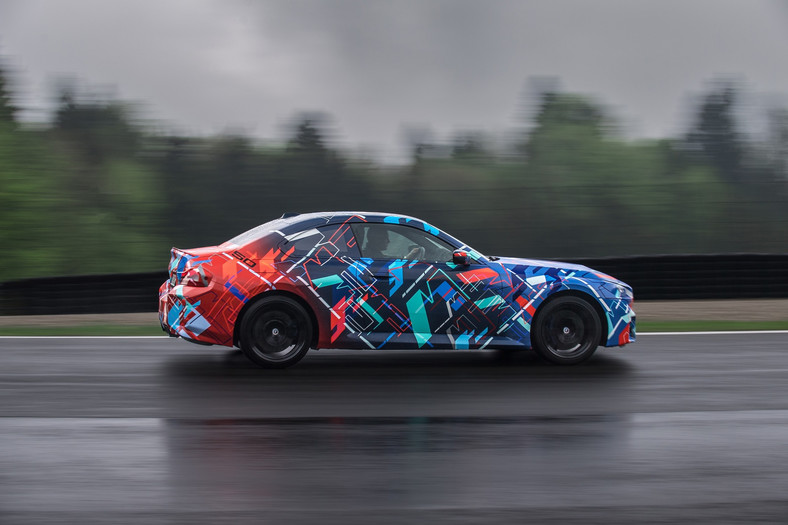 Nowe BMW M2 (2022) podczas testów na Salzburgringu