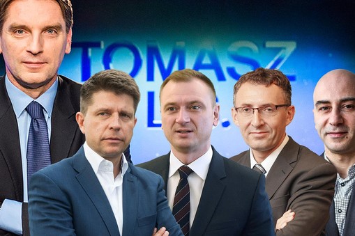 Tomasz Lis Ryszard Petru prof. Marek Chmaj Sławomir Nitras Radomir Szumełda