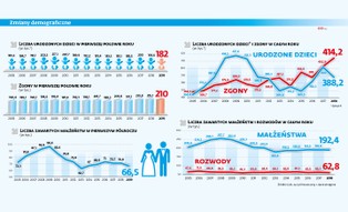 Mniej urodzeń i ślubów, rozwodów tyle samo. "To już tąpnięcie"