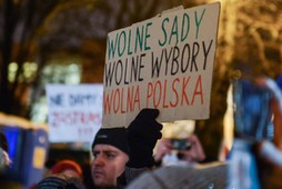 Obywatele RP Sejm protest