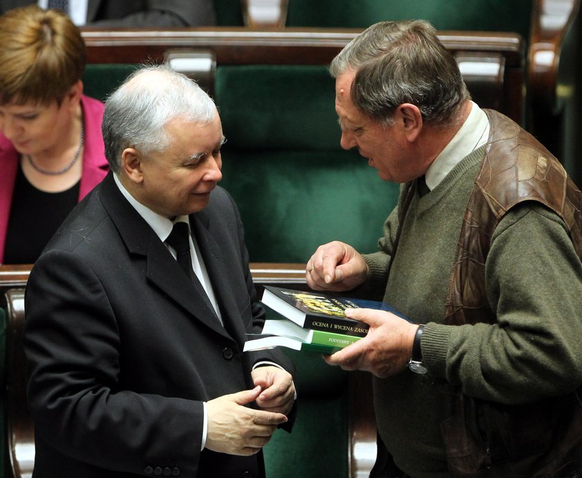 Jarosław Kaczyński i Jan Szyszko