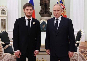Ahmat Kadirov i Vladimir Putin 2023. godine