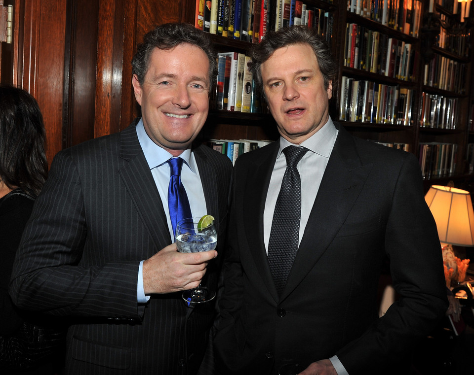 Piers Morgan i Colin Firth