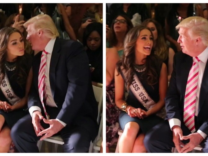 Olivija Kulpo i Donald Tramp