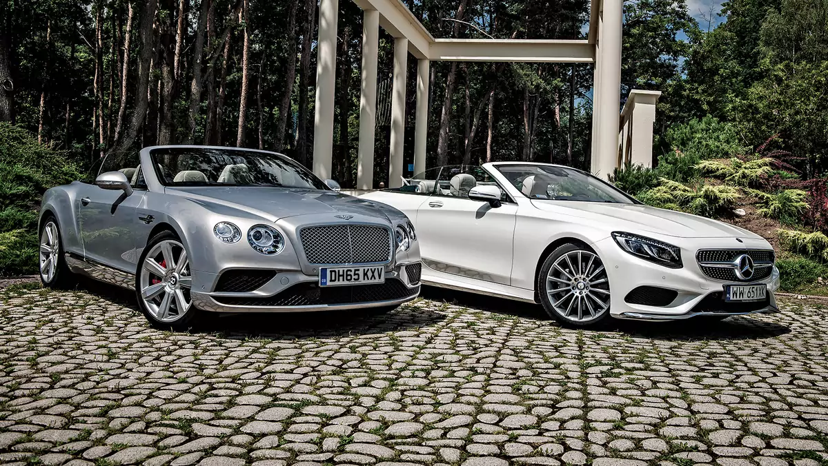 Bentley Continental GTC vs Mercedes S 500 kabriolet – nowa sytuacja