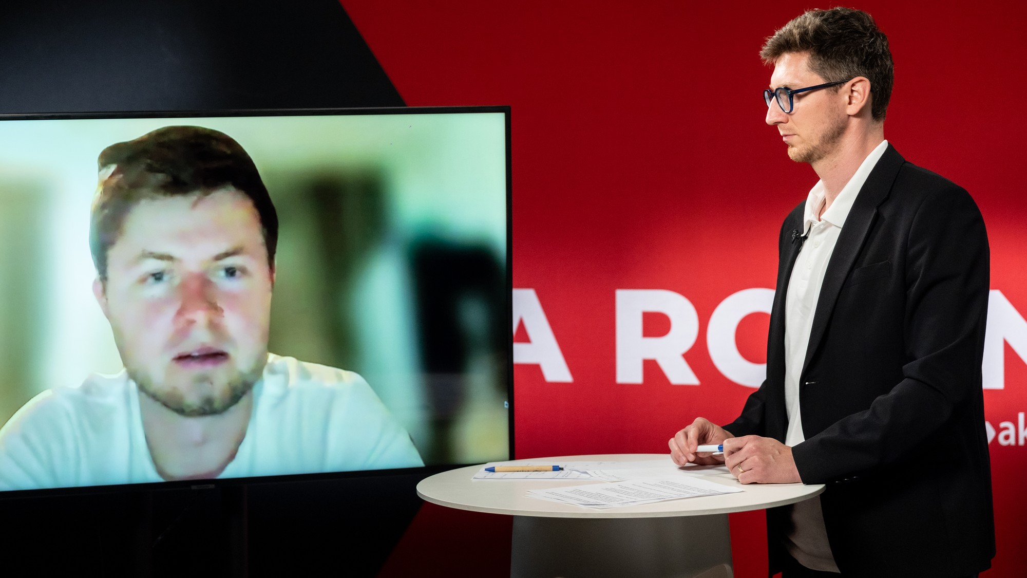 Matouš Horčička v relácii Na rovinu s Petrom Hanákom