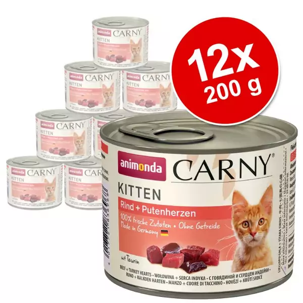 Korzystny pakiet Animonda Carny Kitten, 12 x 200 g