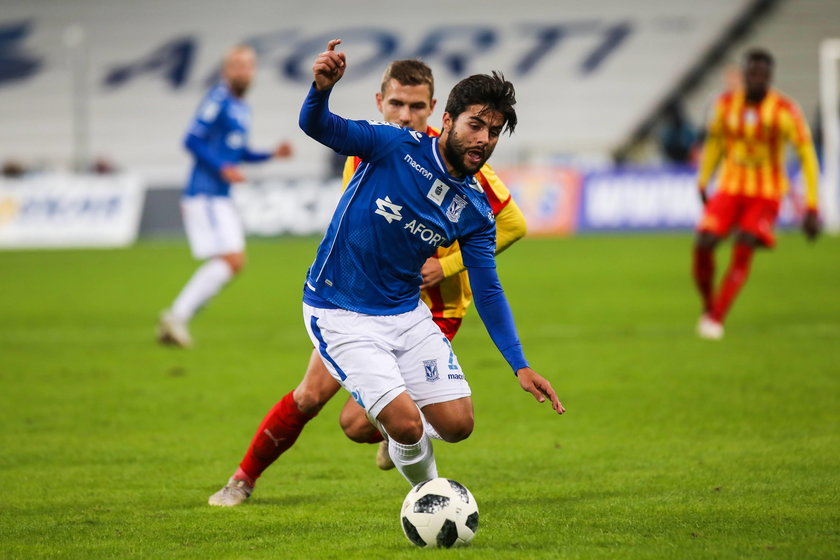 Pilka nozna. Ekstraklasa. Pogon Szczecin - Lech Poznan. 27.10.2018