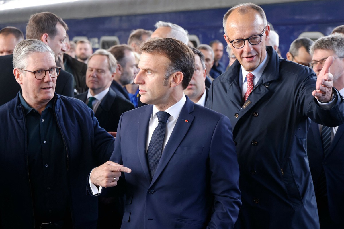 "Koalicja chętnych" spotkała się w Kijowie. Stanowcze słowa Macrona pod adresem Rosji