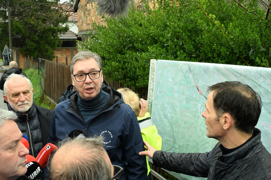 Vučić u obilasku gradilišta u okviru EXPO projekta