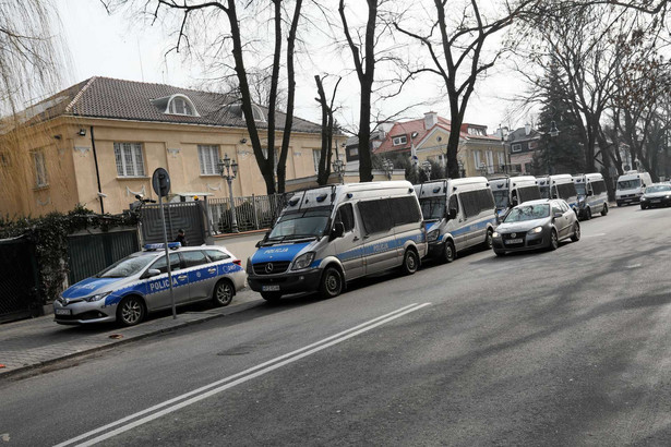 Budynek ambasady Izraela w Warszawie