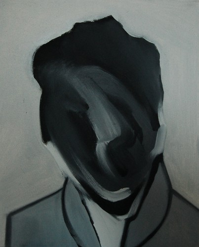 'Szkice do portretu 17', Cezary Bednarczyk, olej na płótnie, 50x40 cm