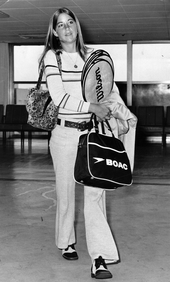 Chris Evert w 1972 roku