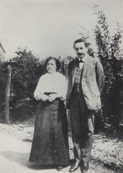 Einstein i Mileva na zdjęciu wykonanym w 1905 roku.