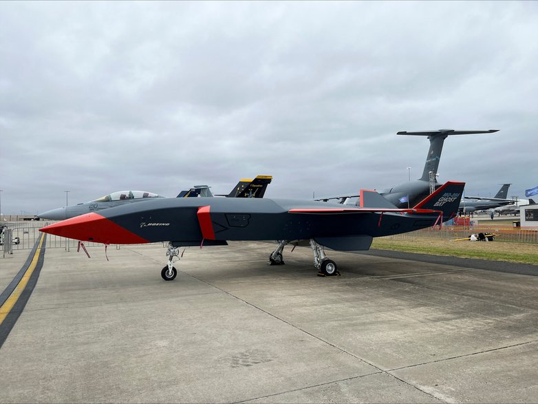 MQ-28 Ghost Bat na australijskim Międzynarodowym Pokazie Lotniczym.